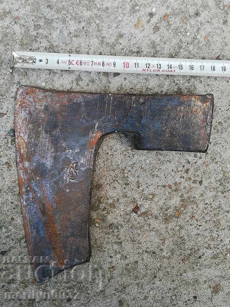 Old axe with stamp hatchet cleaver small axe without handle - 6