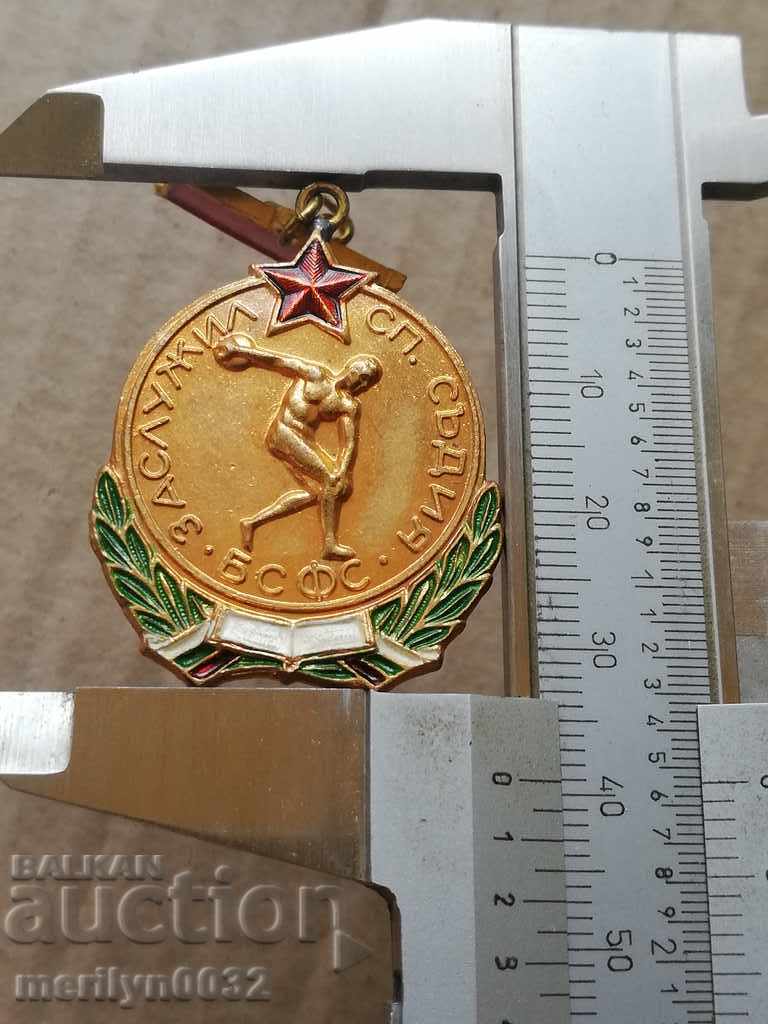 Medal Distinguished Sports Judge BSFS - 6 Medal Distinguished Sports Judge BSFS - 6