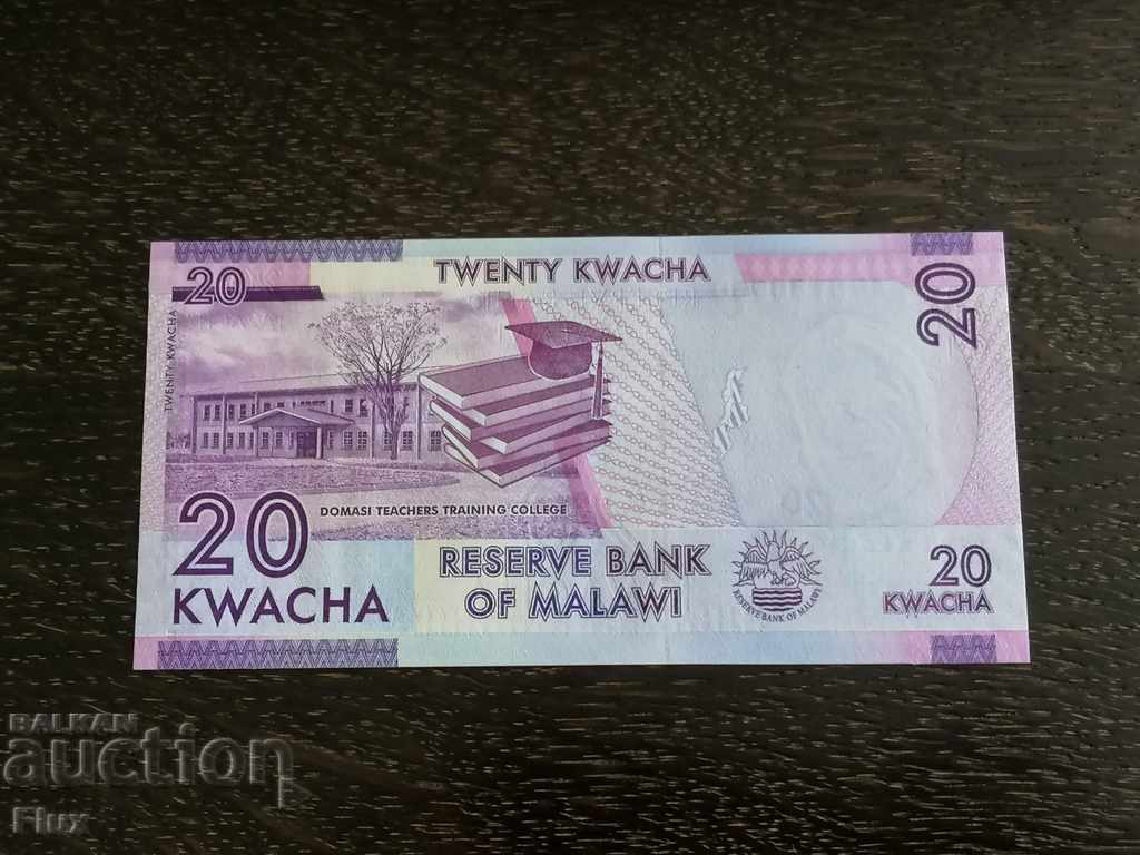 Delivery of Banknote - Malawi - 20 UNC Kwacha | 2012 Delivery of Banknote - Malawi - 20 UNC Kwacha | 2012