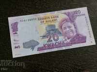 Τραπεζογραμμάτιο - Μαλάουι - 20 UNC Kwacha | 2012