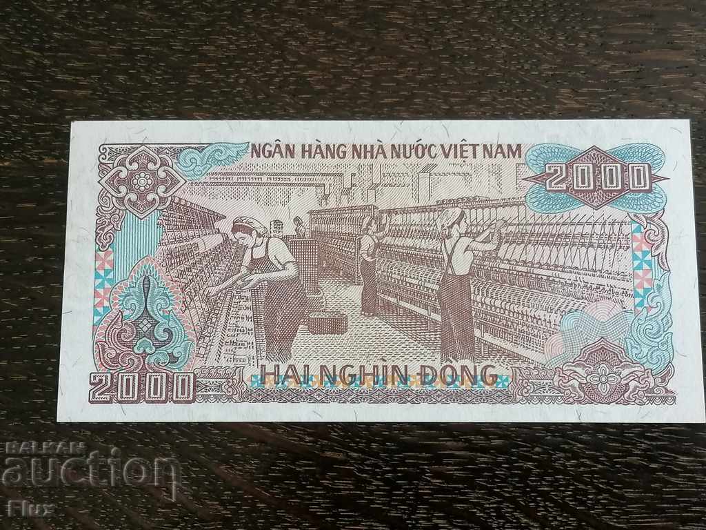 Delivery of Banknote - Vietnam - 2000 dong UNC | 1988 Delivery of Banknote - Vietnam - 2000 dong UNC | 1988