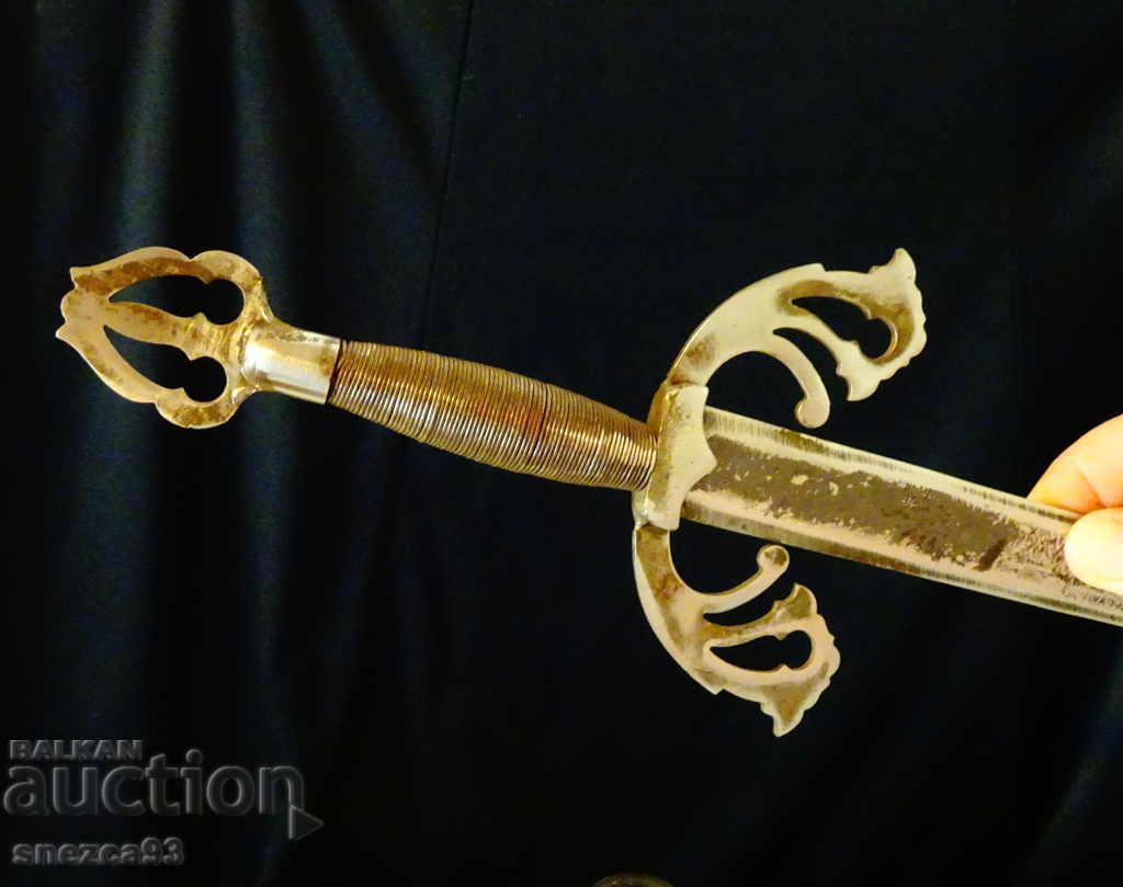 Auction  Ancient sword, dagger, 53 cm.