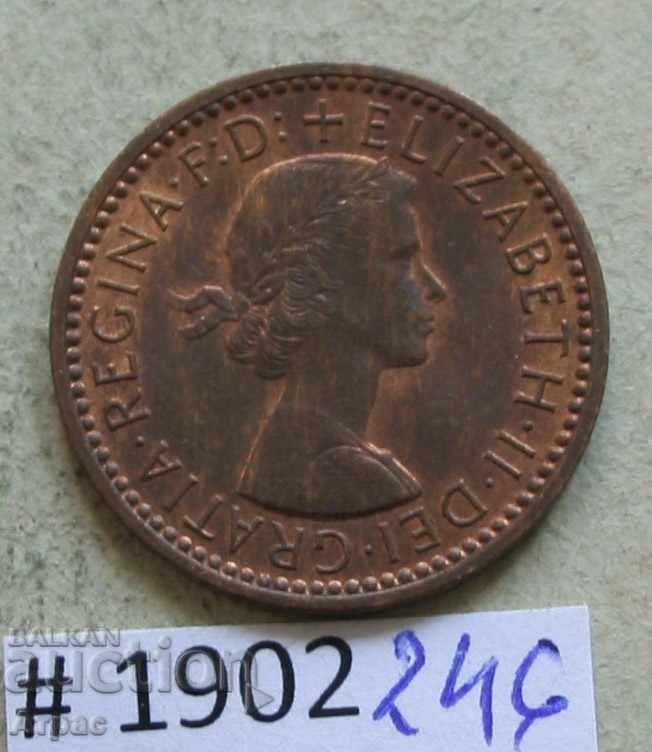 1 Farting 1955 Regatul Unit cu preț € 0.51 | 1.00 BGN