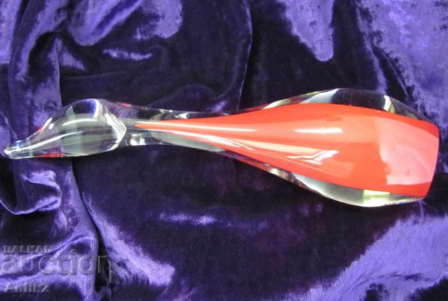 Old Morano Crystal Glass Figure-Swan with price 120.00 BGN | € 61.36 Old Morano Crystal Glass Figure-Swan with price 120.00 BGN | € 61.36