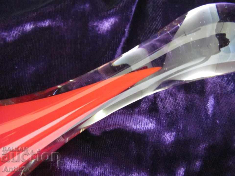 Delivery of Old Morano Crystal Glass Figure-Swan Delivery of Old Morano Crystal Glass Figure-Swan