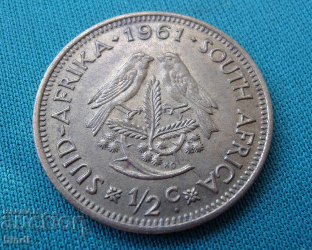 Africa de Sud ½ Cent 1961