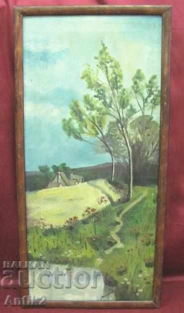 20's Antique oil painting Mariola Doskova Bratinova