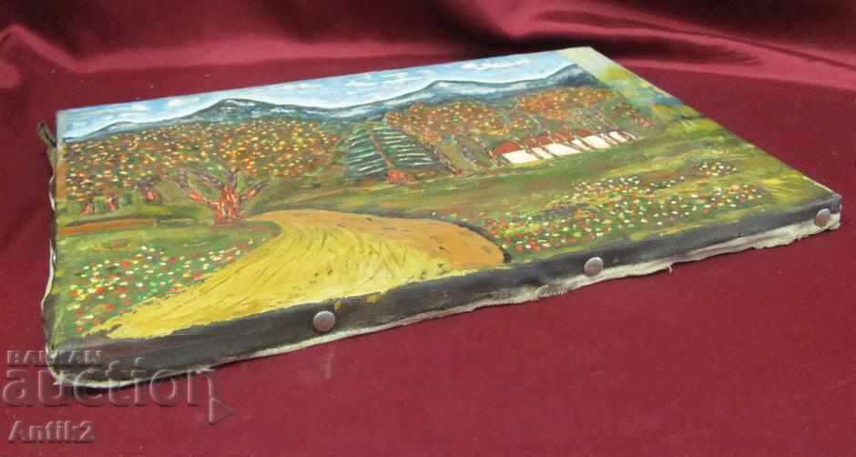 20s Antique oil painting T. Popova - 6 20s Antique oil painting T. Popova - 6