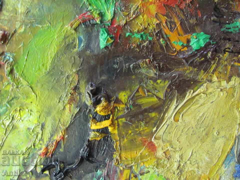 Delivery of Old Original Painting Great Pavel Mitkov