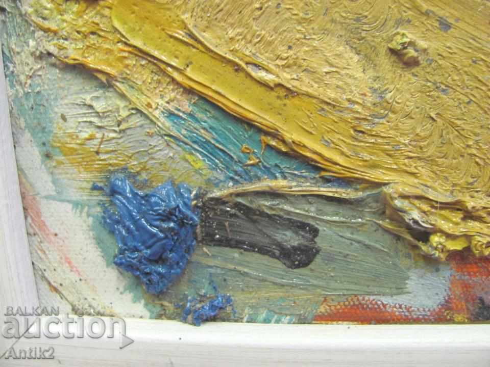 Old Original Painting Great Pavel Mitkov - 6