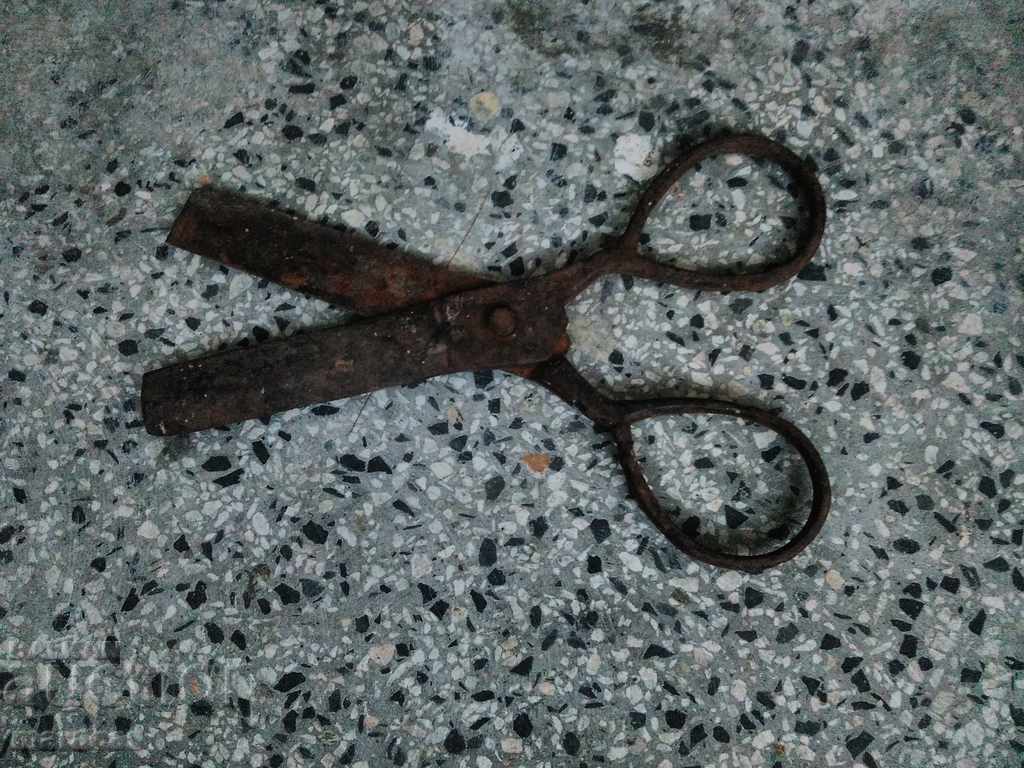 Old forged tailor's scissors Old forged tailor's scissors