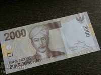 Bancnotă - Indonezia - 2000 Rupee UNC | 2012.