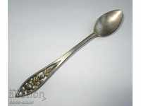 Old antique silver Revival spoon chopped 19th century