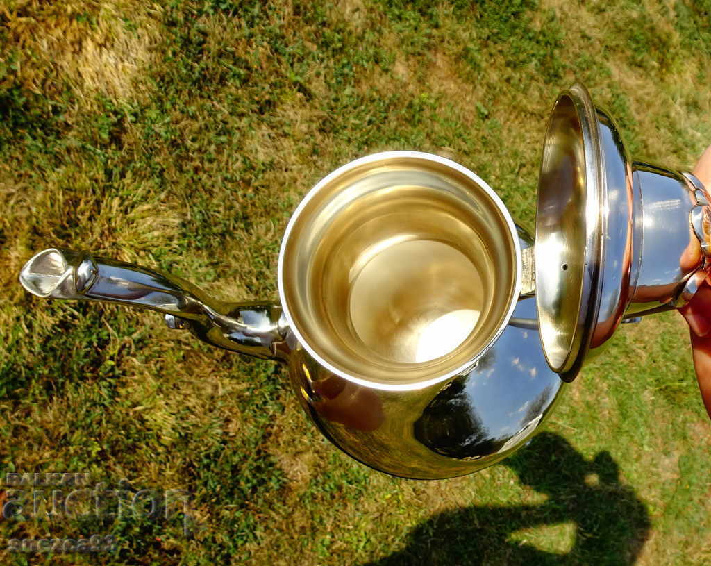 Delivery of Antique English jug, teapot, bronze 1.7 kg Delivery of Antique English jug, teapot, bronze 1.7 kg