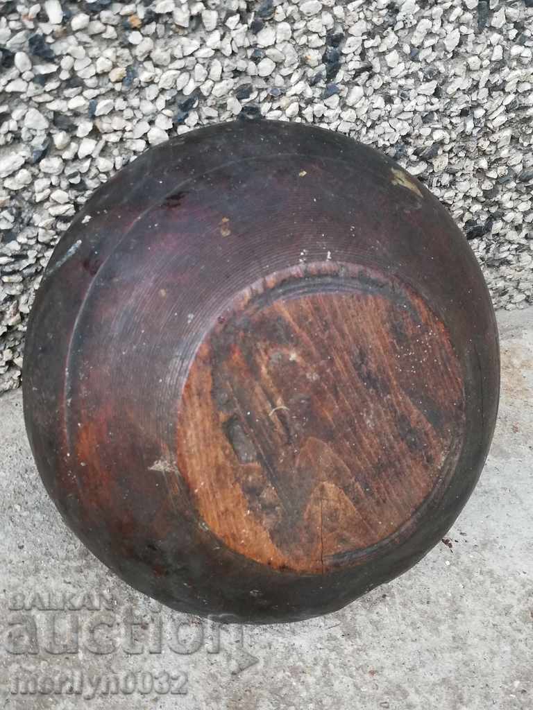 Antique bowl, wooden bowl - 5 Antique bowl, wooden bowl - 5