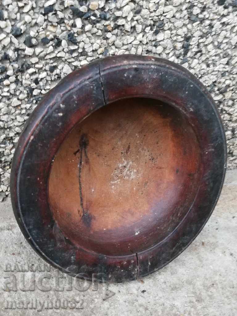 Antique bowl, wooden bowl