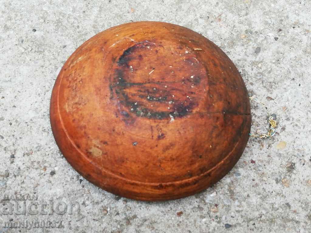 Auction  Antique wooden bowl wooden bowl