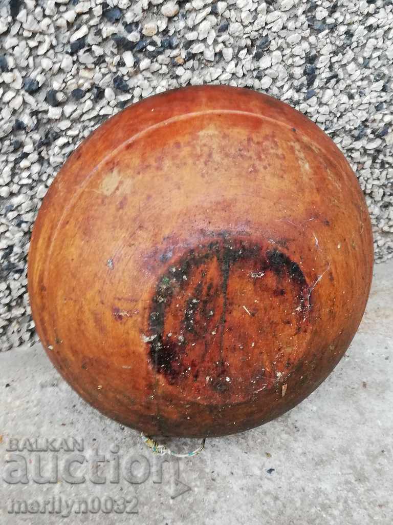 Antique wooden bowl wooden bowl - 5