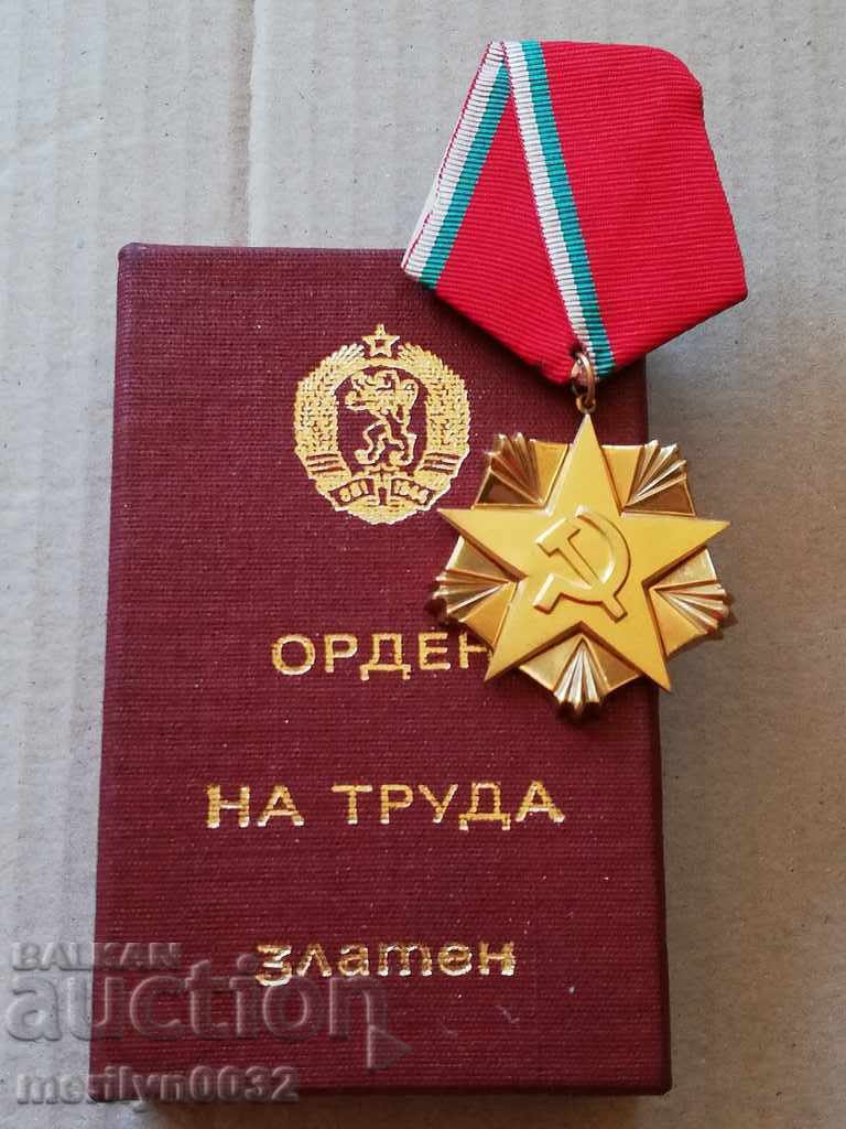 Order of Labor Gold with box