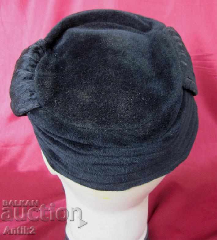 50's Antique Lady's Hat with Bag - 5