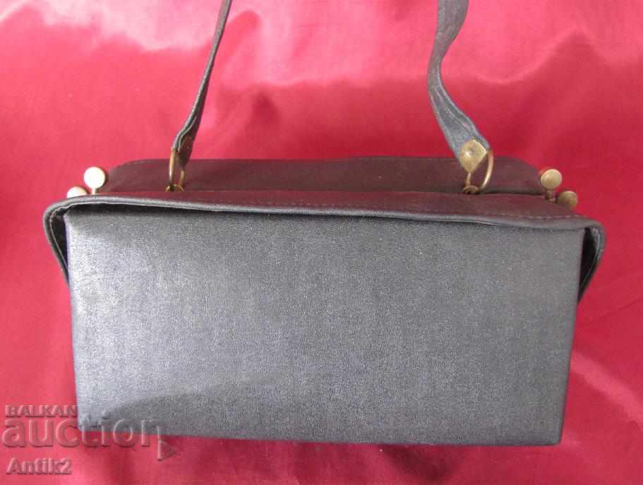 50's Antique Lady's Hat with Bag - 7