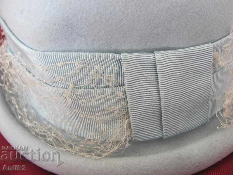 30s Antique Ladies Hat Felt - 6 30s Antique Ladies Hat Felt - 6