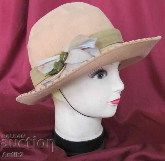 30 de ani pălărie pălărie de damă antic