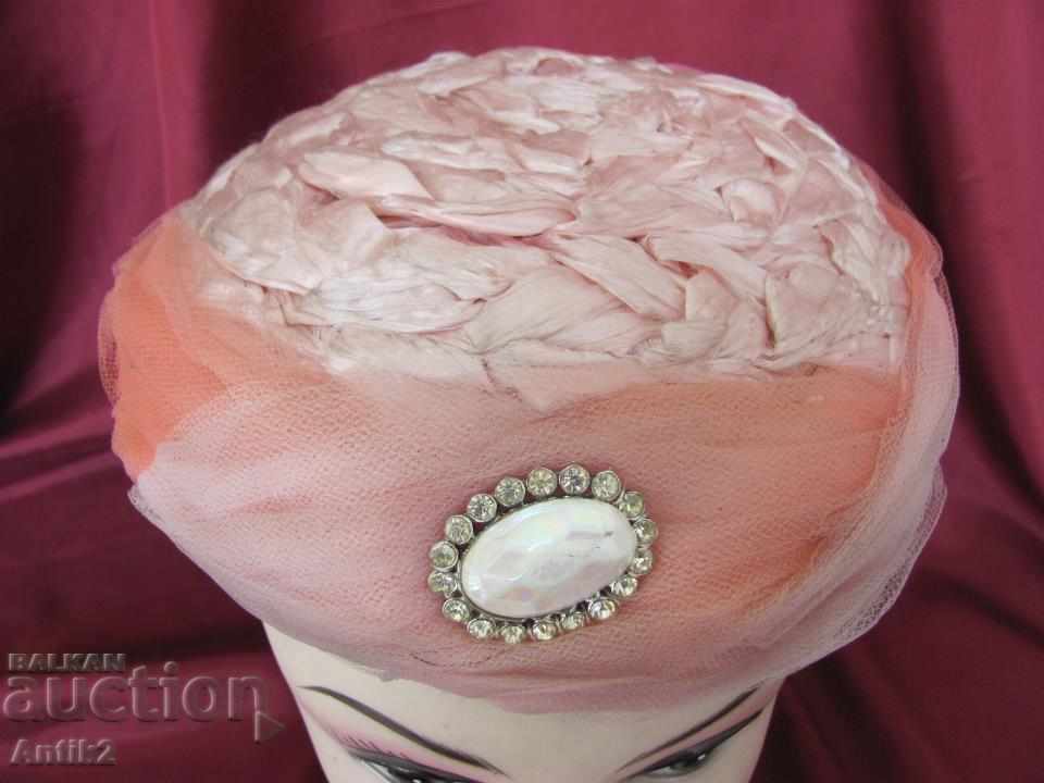 50-те Антикварен Комплект Шапка, Кутия за Шапки и аксесоар - 5 50-те Антикварен Комплект Шапка, Кутия за Шапки и аксесоар - 5