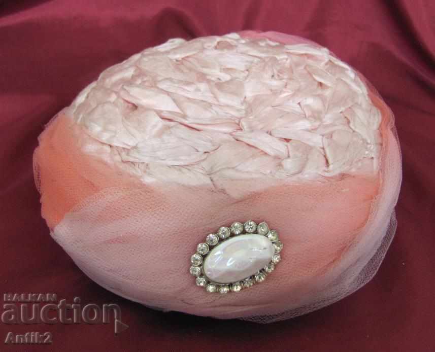 50-те Антикварен Комплект Шапка, Кутия за Шапки и аксесоар - 7 50-те Антикварен Комплект Шапка, Кутия за Шапки и аксесоар - 7