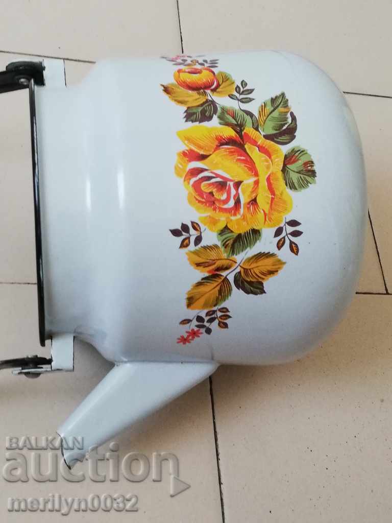 Delivery of Enamelled teapot kettle, enamel container, USSR Delivery of Enamelled teapot kettle, enamel container, USSR
