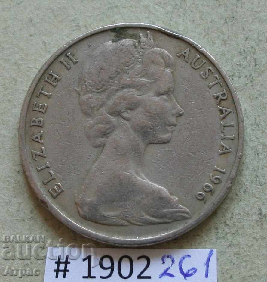 20 de centi 1966 Australia cu preț € 0.51 | 1.00 BGN