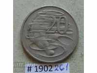 20 cents 1966 Australia