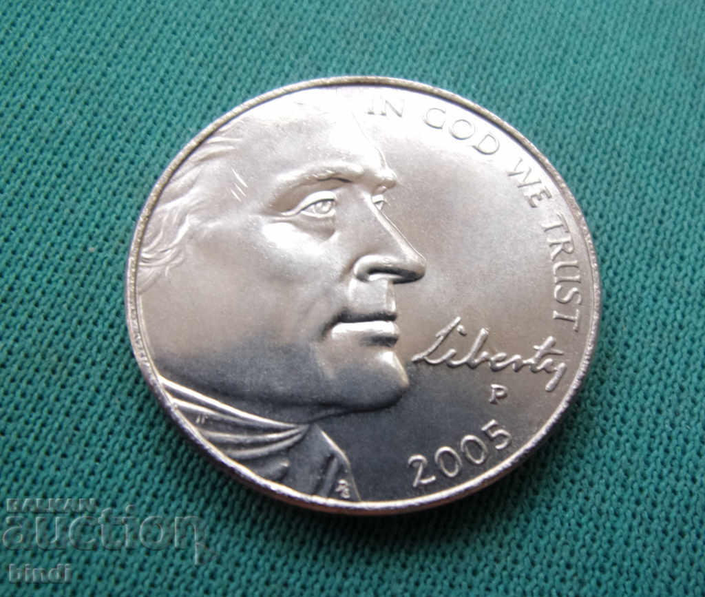 САЩ  5  Цента  2005 Р с цена € 2.63 | 5.14 лв.