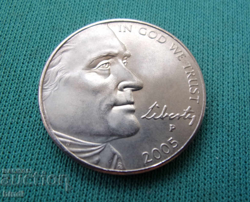 US 5 Τιμή 2005 P με τιμή € 2.63 | 5.14 BGN