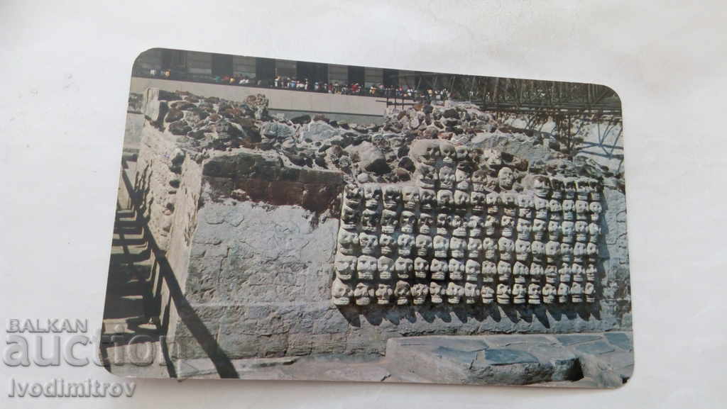 Carte poștală Templo Mayor Templul craniilor