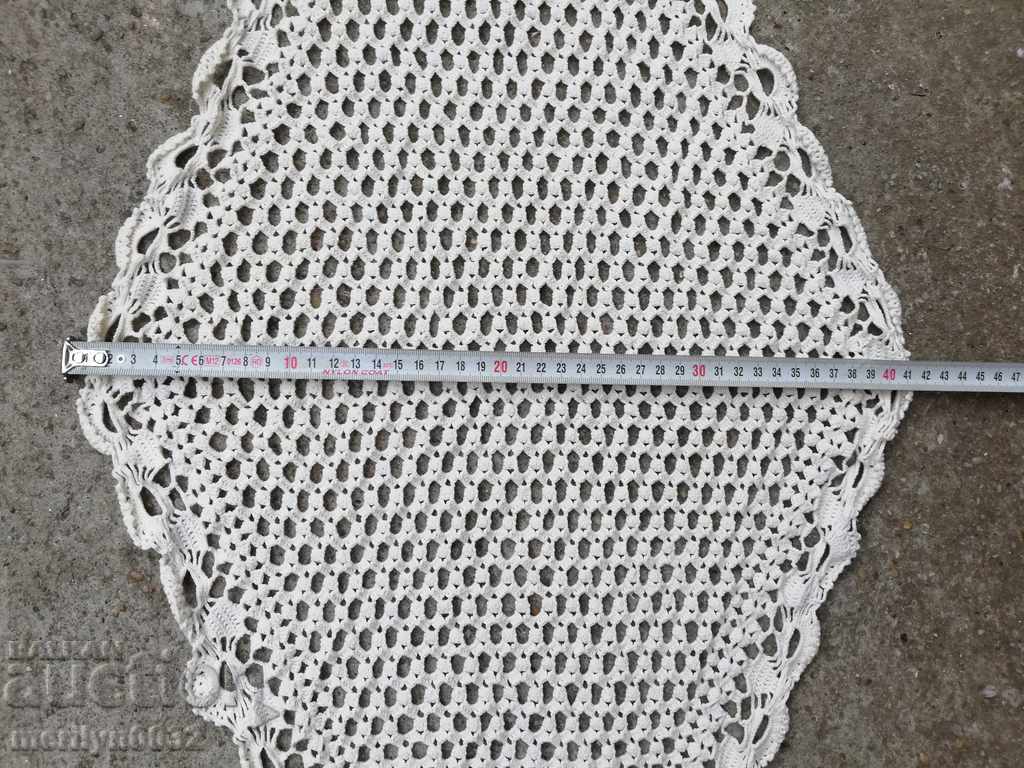 Аукцион Каре на една кука 83/41 см подложка мильо дантела Аукцион Каре на една кука 83/41 см подложка мильо дантела