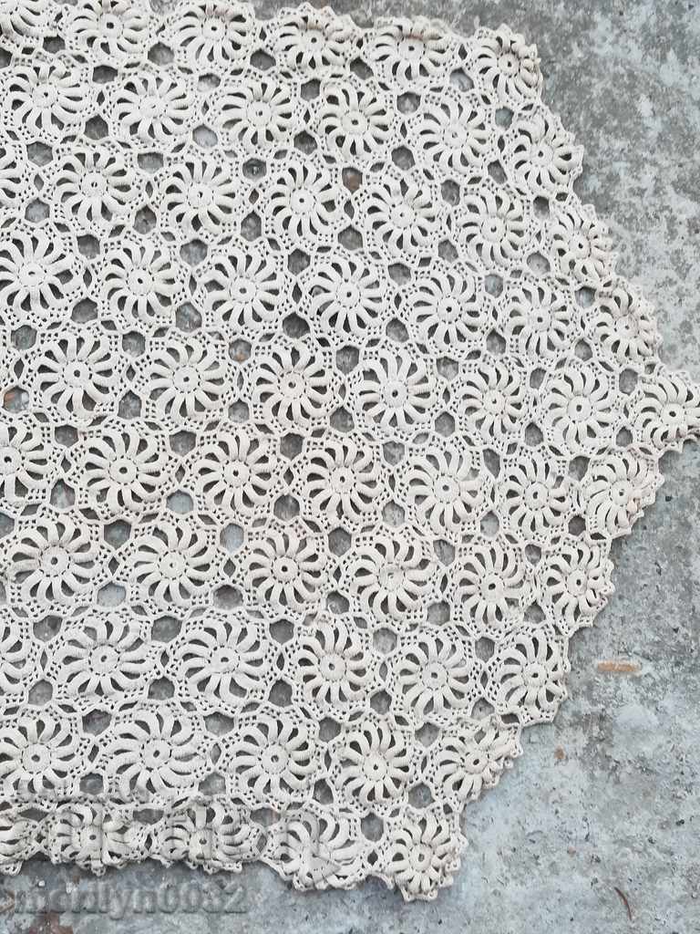 Покривка на една кука каре 71/ 68 см мильо дантела - 6 Покривка на една кука каре 71/ 68 см мильо дантела - 6