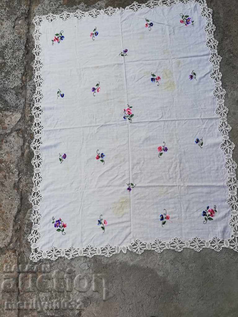 Delivery of Table cloth with embroidery 160/120 cm mile lace Delivery of Table cloth with embroidery 160/120 cm mile lace