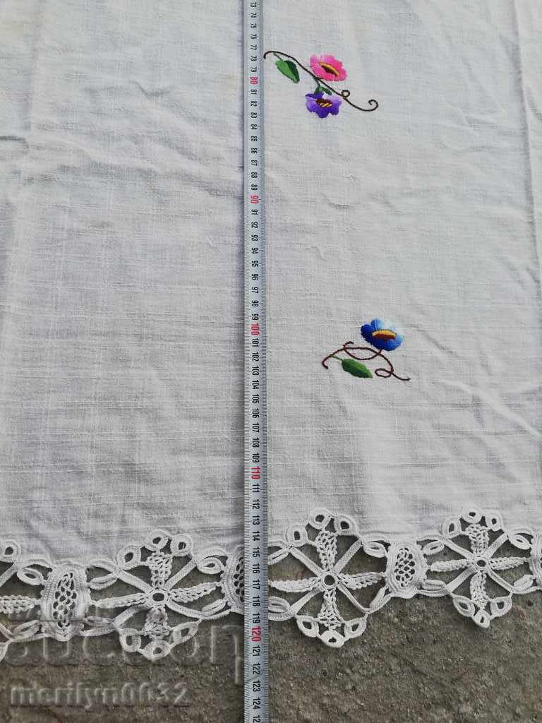 Table cloth with embroidery 160/120 cm mile lace - 7 Table cloth with embroidery 160/120 cm mile lace - 7