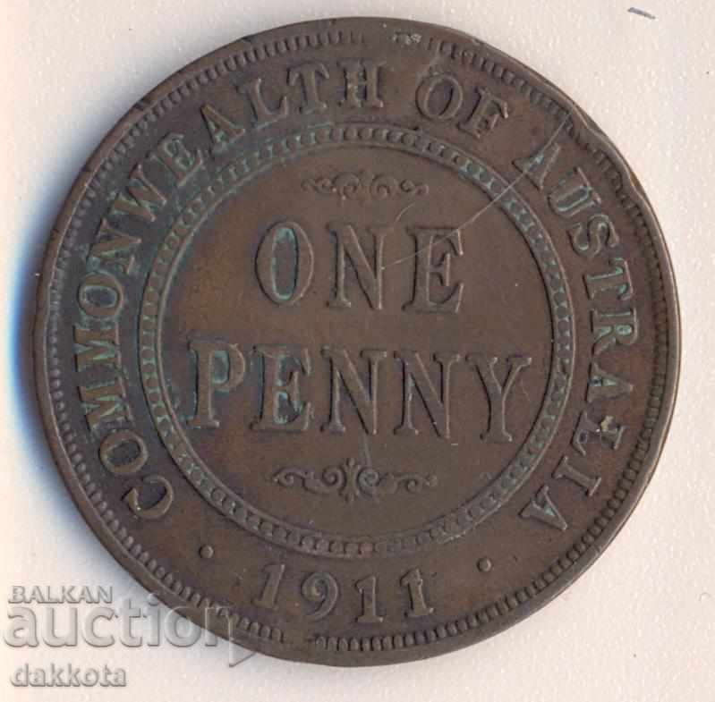 Australia Penny 1911