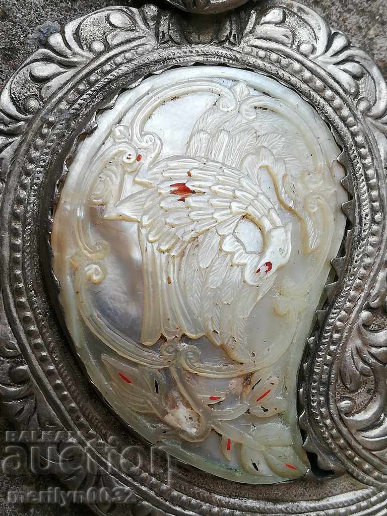 Auction Renaissance silver pafts with mother-of-pearl, pafta, silver Auction Renaissance silver pafts with mother-of-pearl, pafta, silver