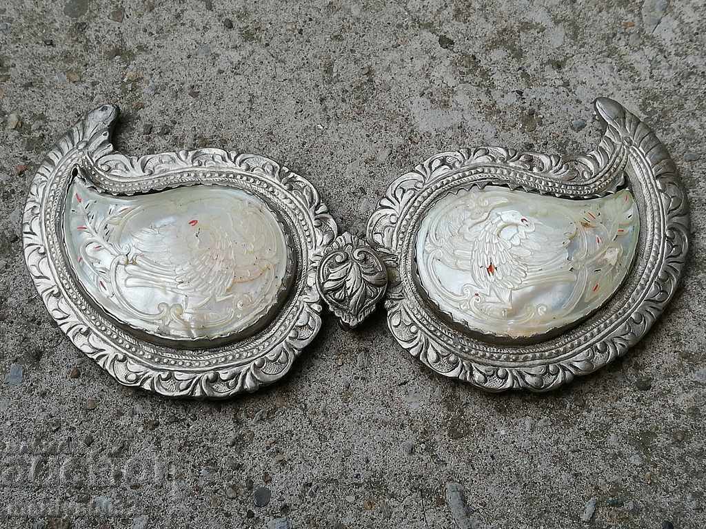 Renaissance silver pafts with mother-of-pearl, pafta, silver Renaissance silver pafts with mother-of-pearl, pafta, silver