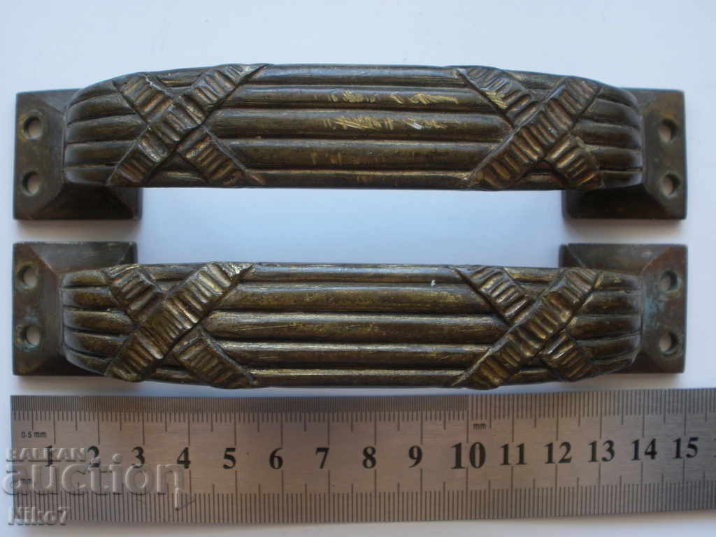 Set of old solid bronze handles. with price 89.99 BGN | € 46.01 Set of old solid bronze handles. with price 89.99 BGN | € 46.01