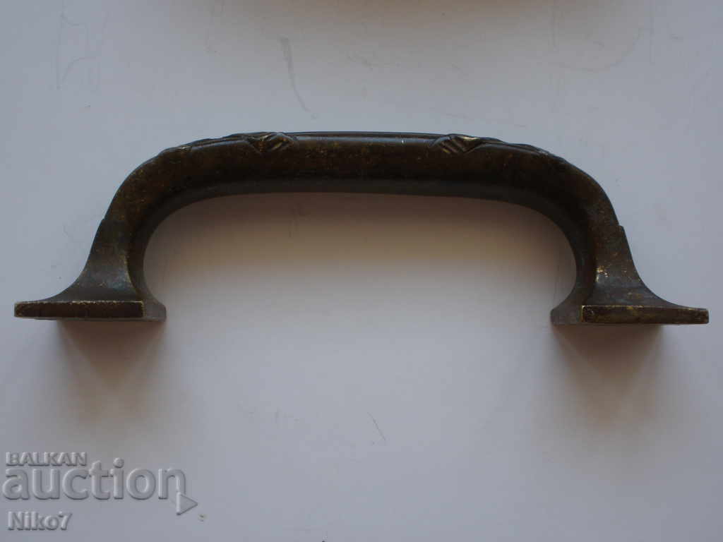 Set of old solid bronze handles. - 5 Set of old solid bronze handles. - 5