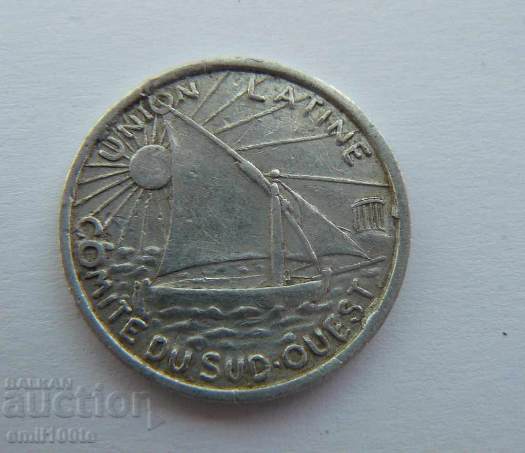 Delivery of 10th centimeter token France 1922-1930