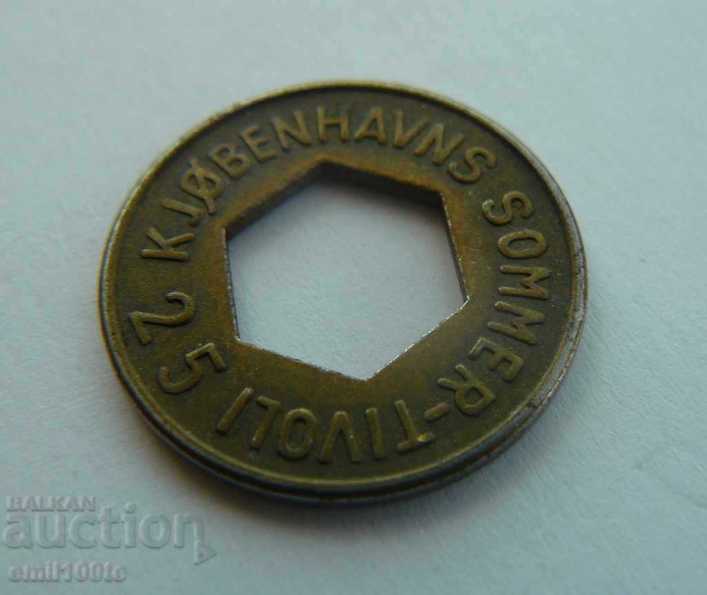 Auction Token 25 yore for fair Denmark Auction Token 25 yore for fair Denmark