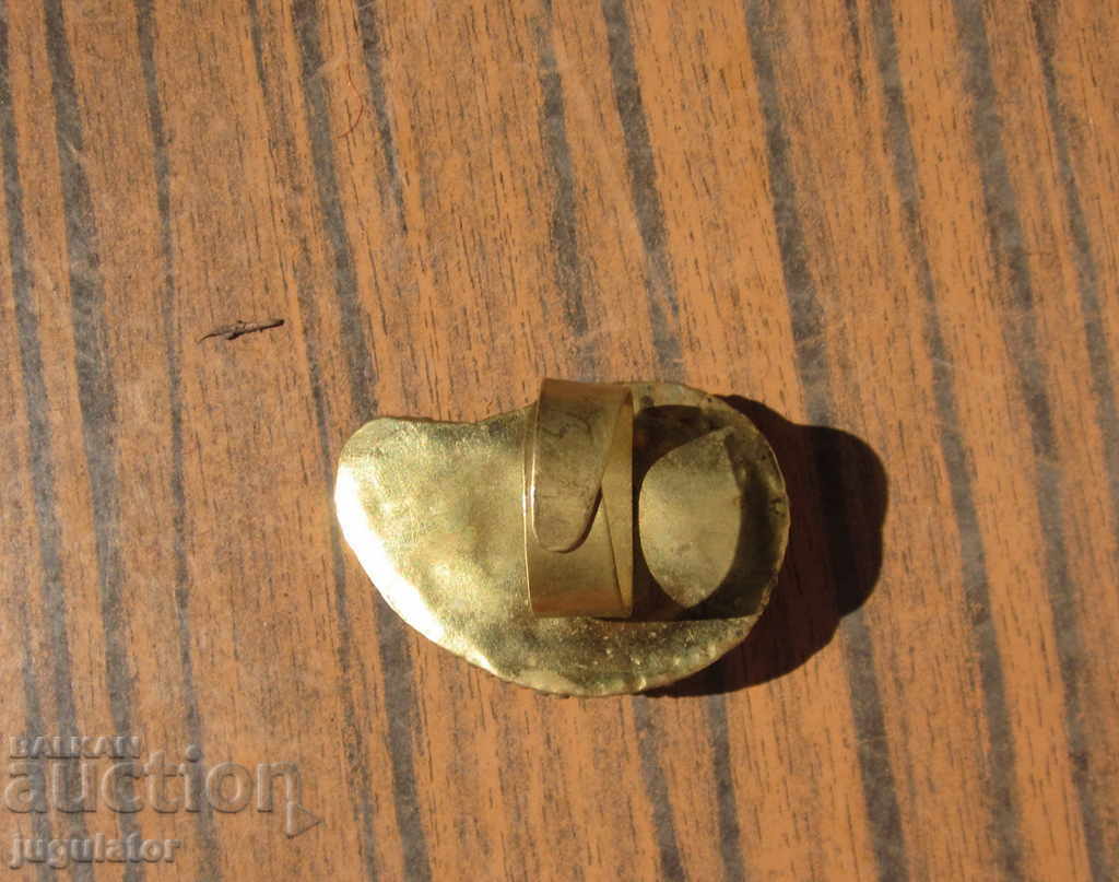 old folk bronze ring half of pafti - 5 old folk bronze ring half of pafti - 5