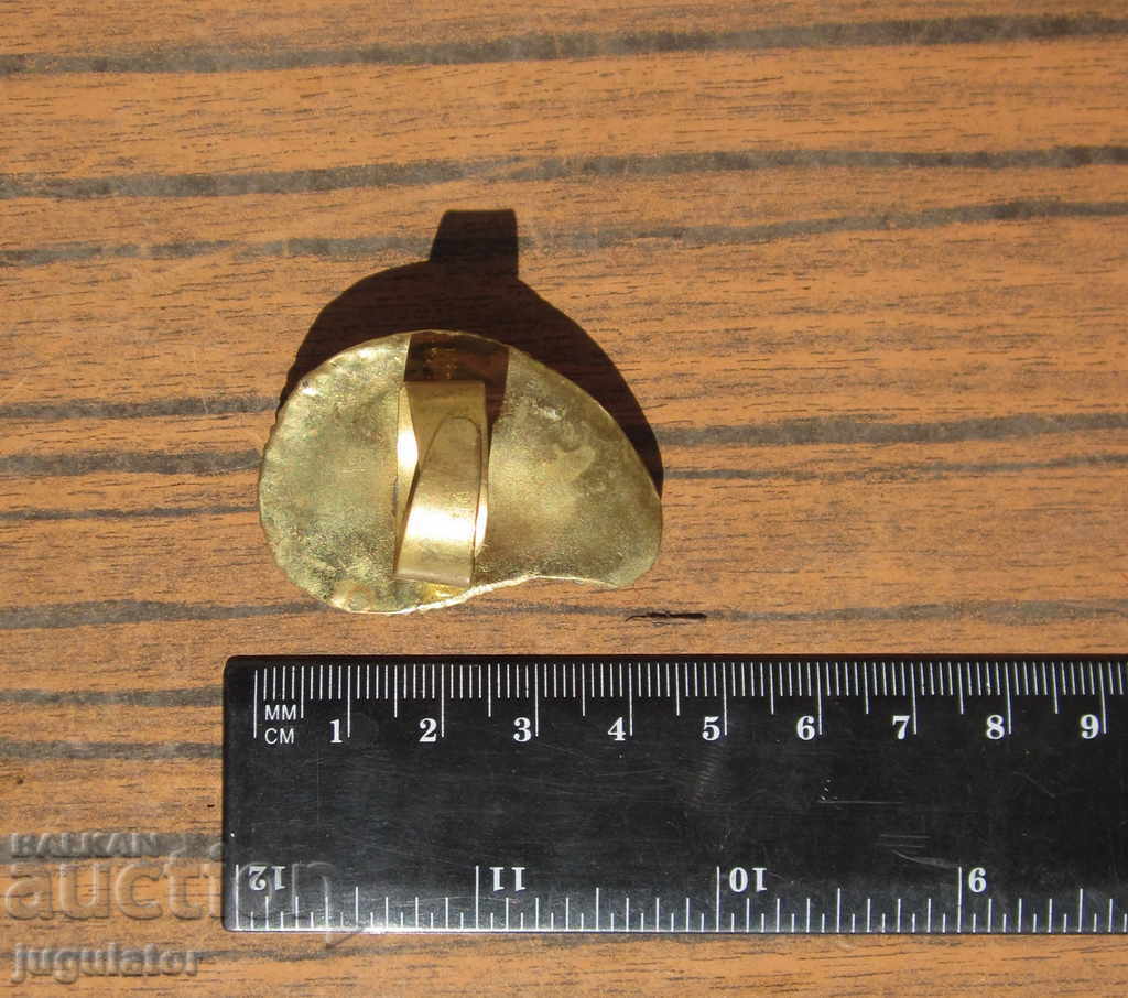 old folk bronze ring half of pafti - 7 old folk bronze ring half of pafti - 7