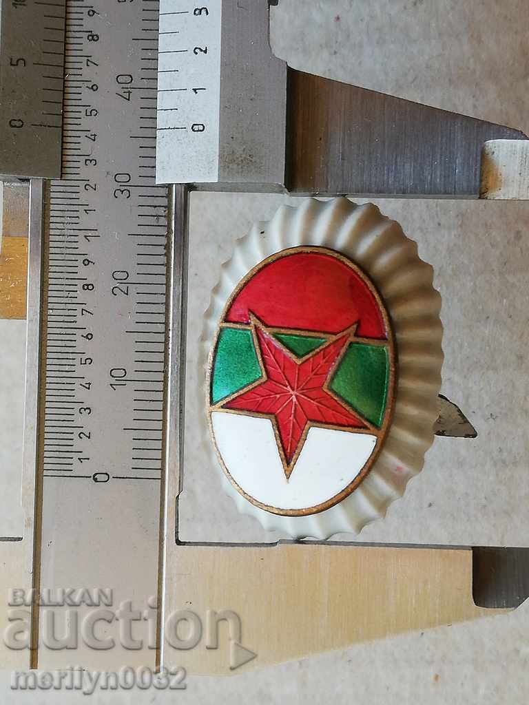 Delivery of Enamelled Officer's Cockade Enamel Sign Badge Delivery of Enamelled Officer's Cockade Enamel Sign Badge