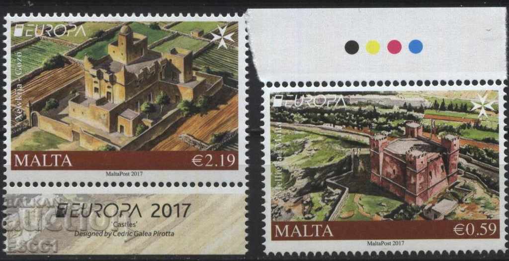 Чисти марки  Европа СЕПТ  2017  от  Малта